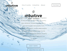 Tablet Screenshot of intuitivewater.com